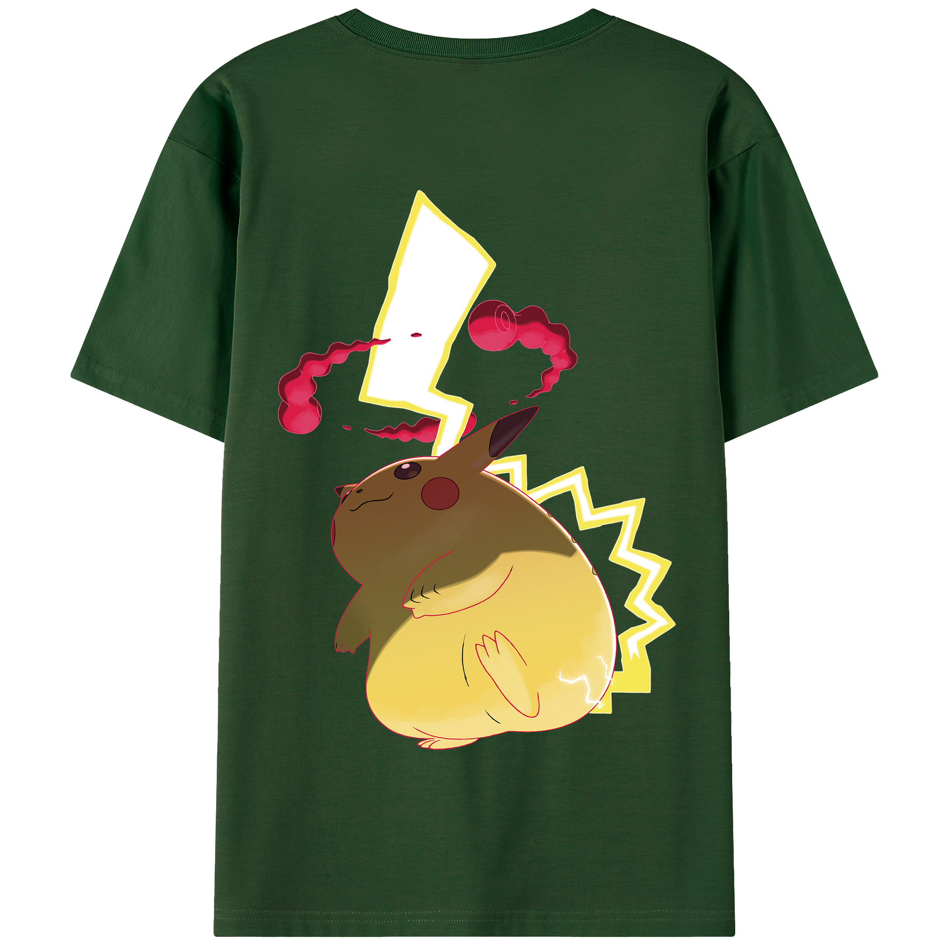 （画像用） ポケットモンスター Pokémon 綿100％半袖Tシャツ（背面プリント）